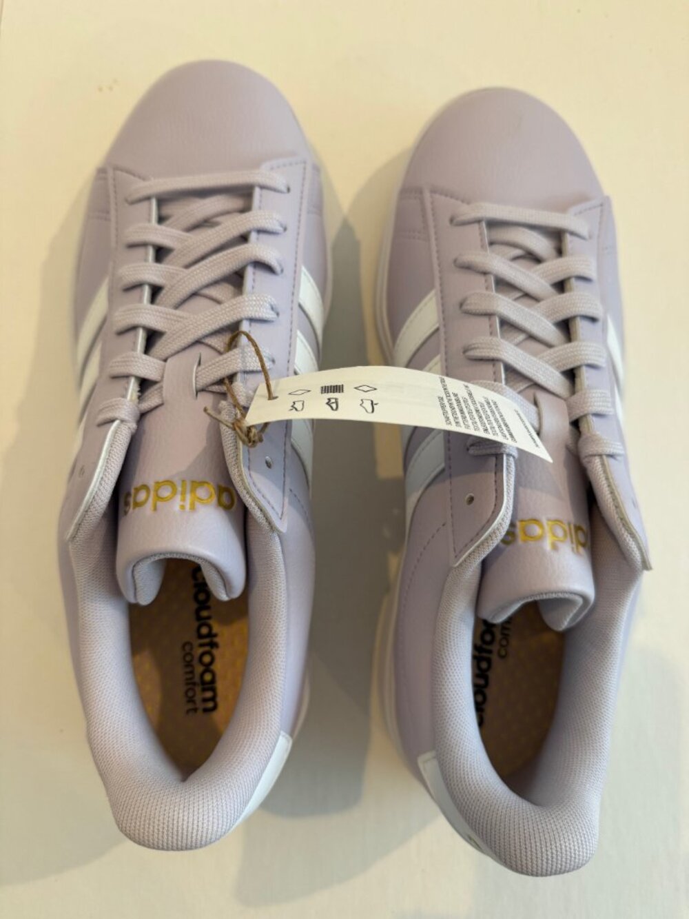adidas women GRAND COURT 2.0 SHOES size 10, silver dawn - Picture 4 of 6